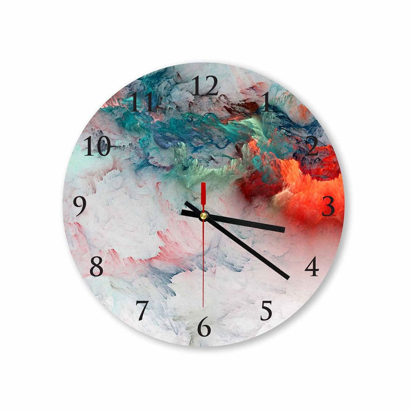 APRIL Green Ocean Acrylic Wall Clock