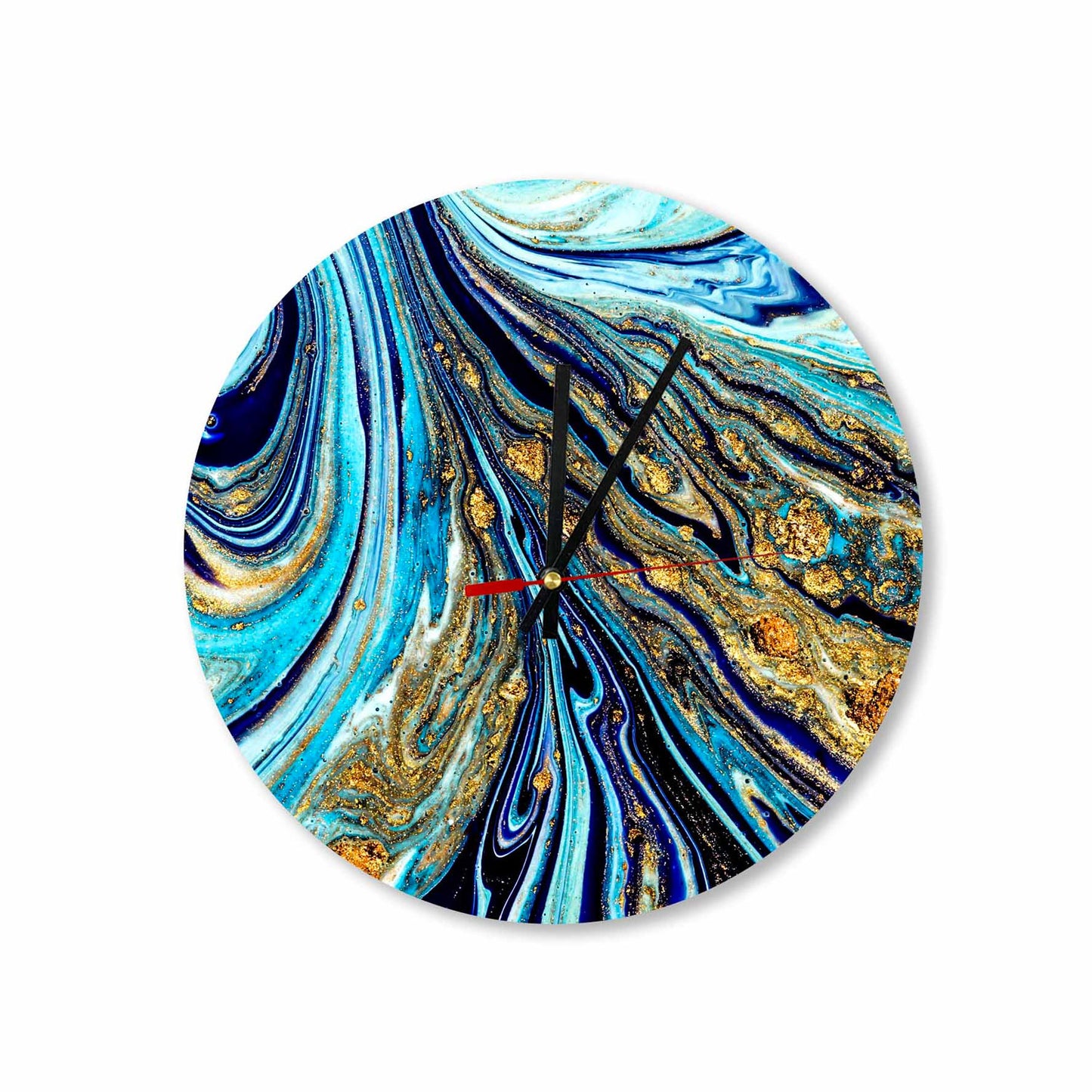 CRIS Royal Lava Abstract Acrylic Wall Clock