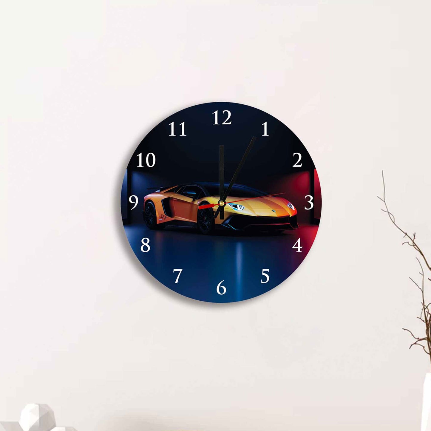 RADIX Lamborghini Acrylic Wall Clock