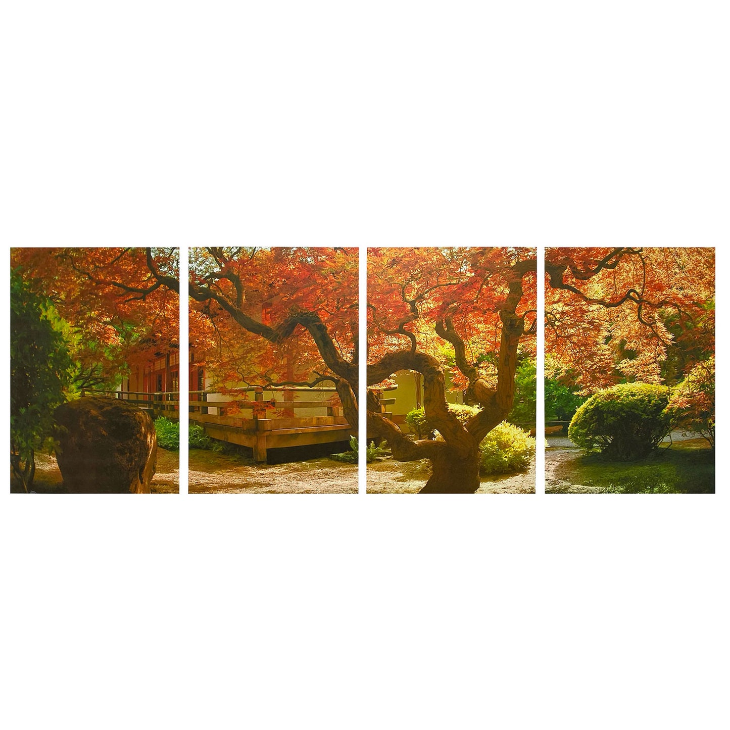 AUTUMN ARTWORK Art Print In Wooden Base