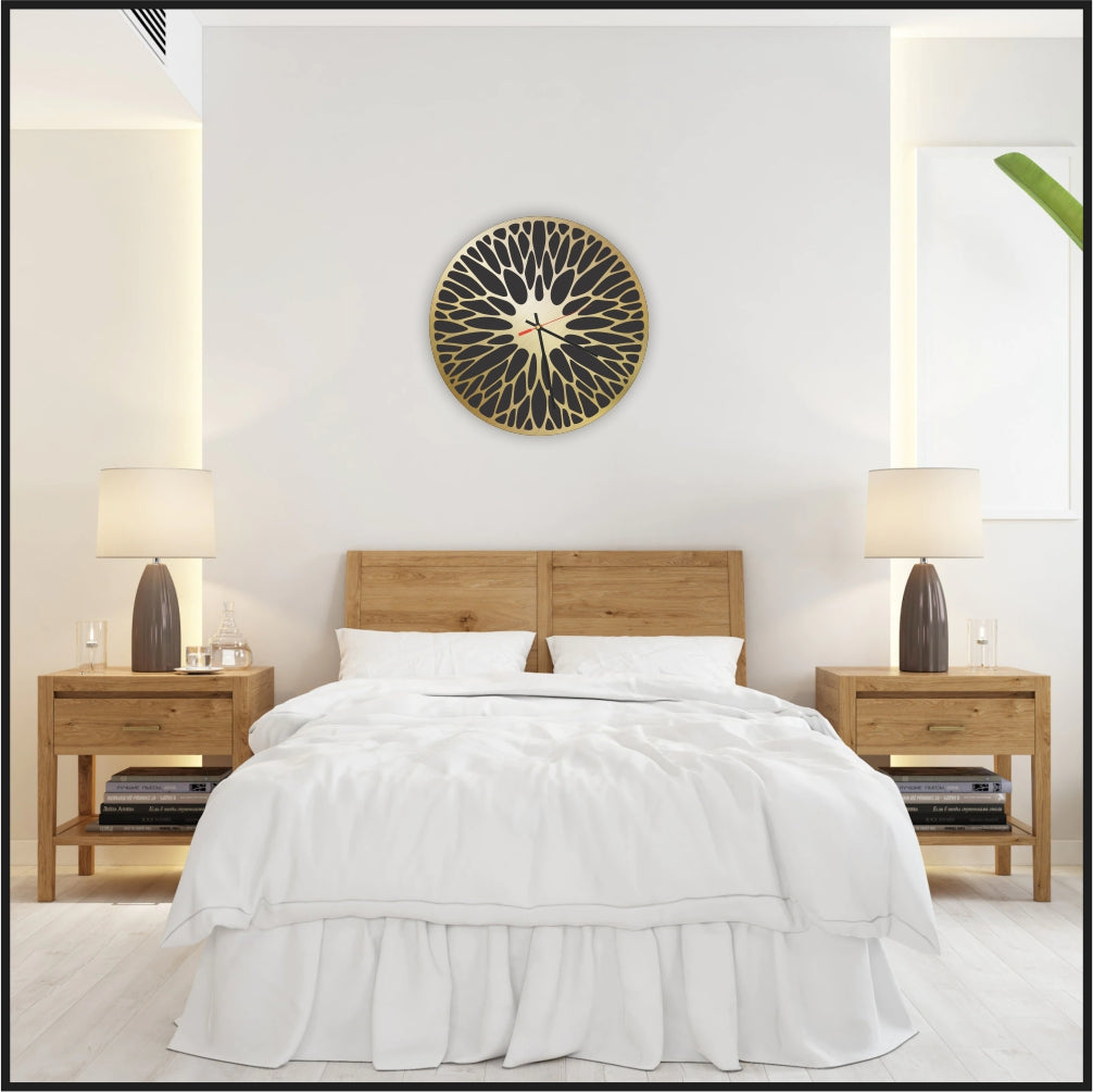 DYLAN Shape Acrylic Mirror Art Wall Clock