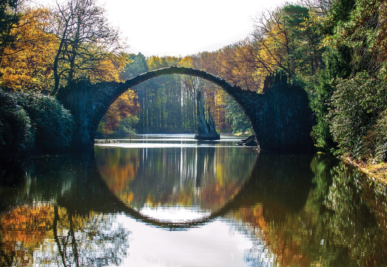 TRANQUIL Forest Lake View Modern Acrylic Wall Art