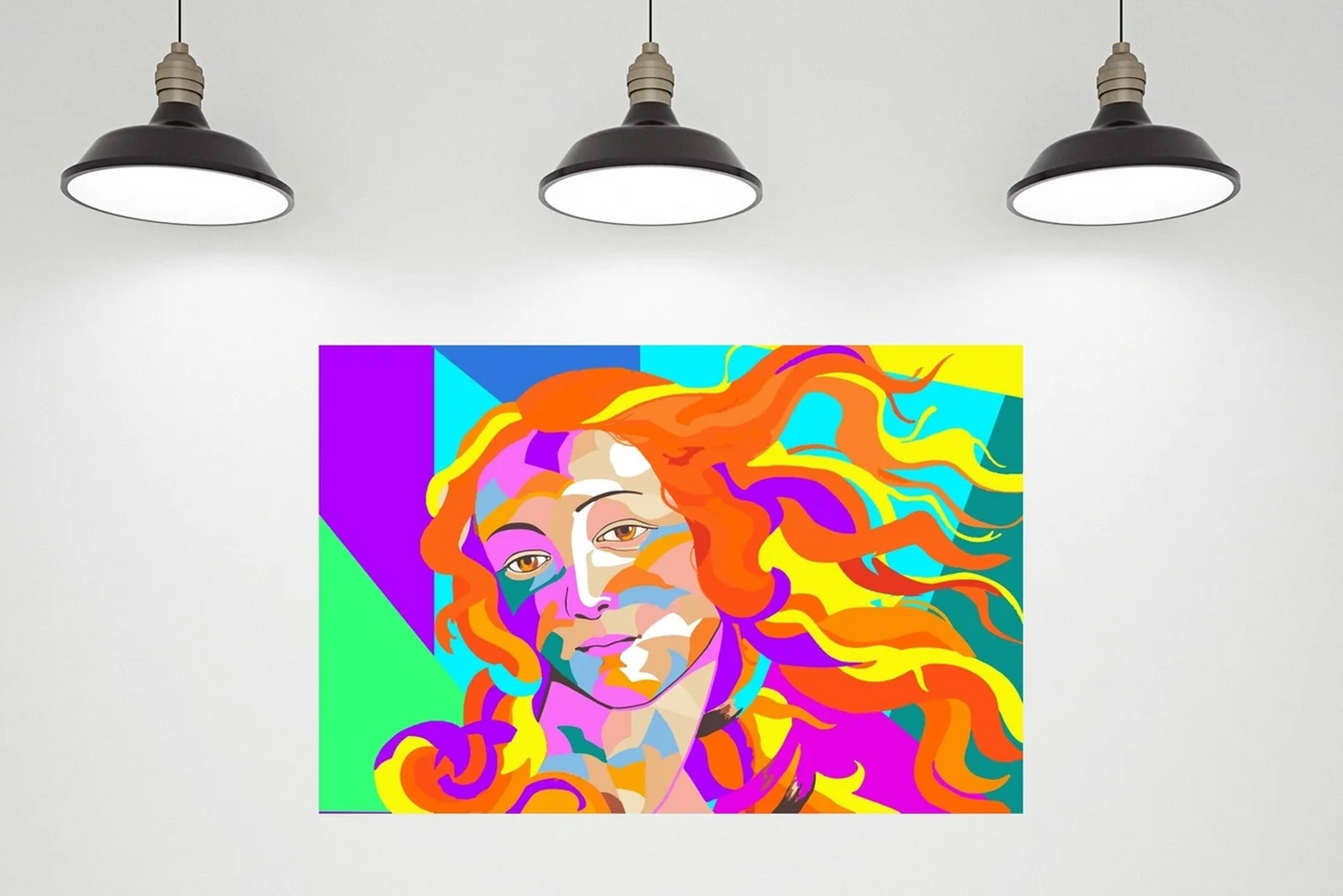 APHRODITE Birth of Venus Pop Modern Acrylic Wall Art