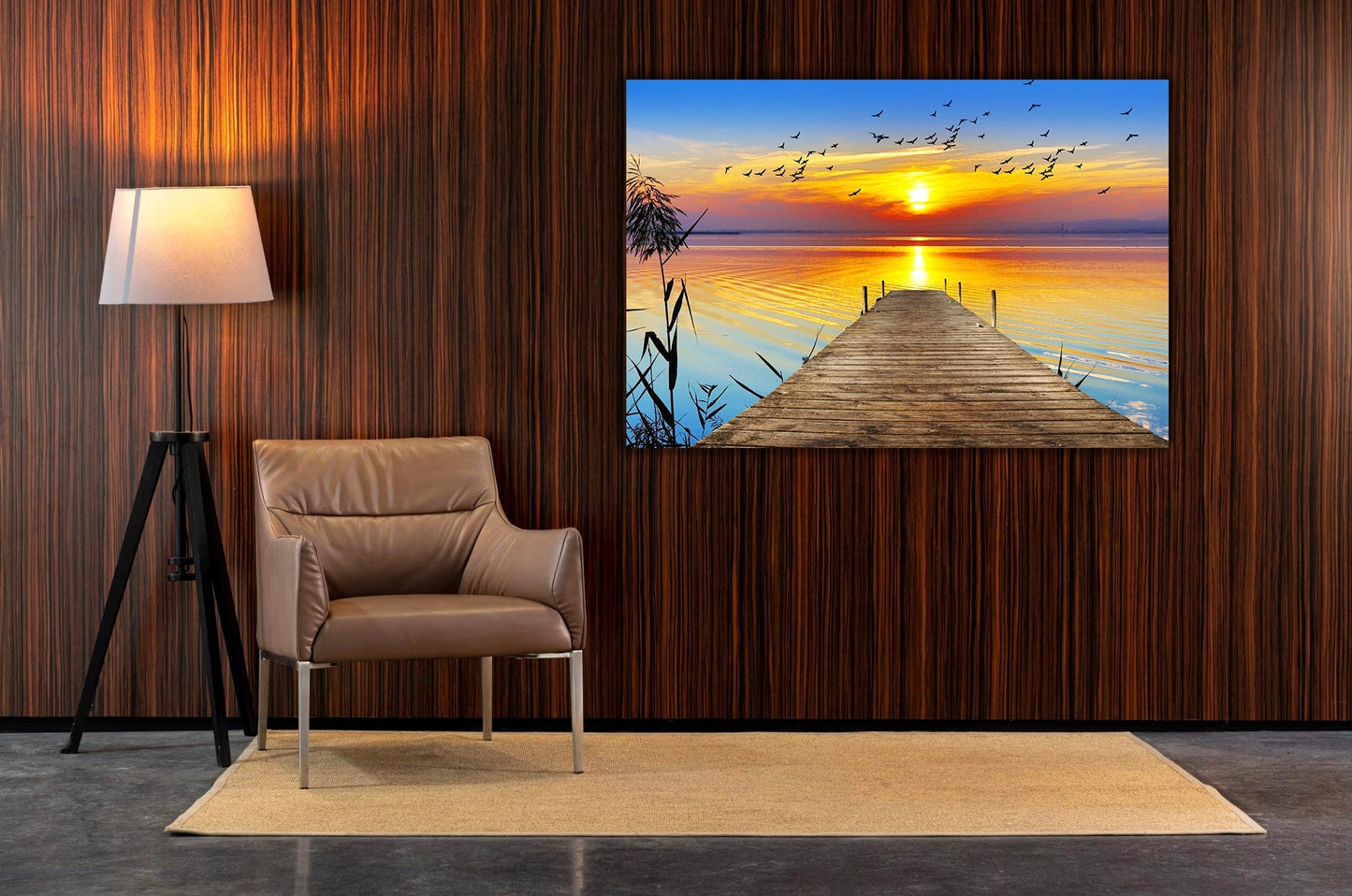 AURORA Radiant Dawn's Vibrant Modern Acrylic Wall Art