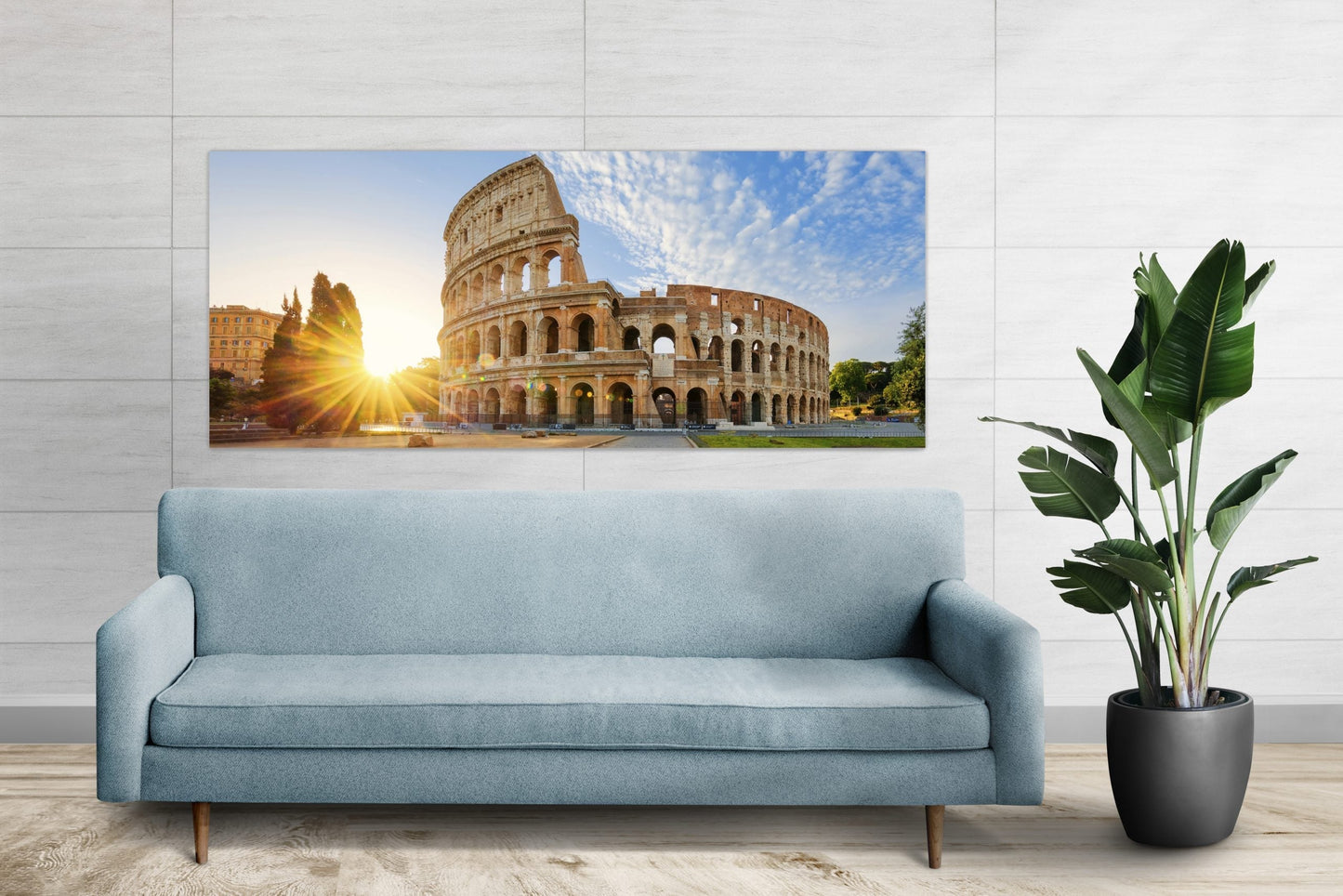 ROME Majestic Colosseum At Sunrise Acrylic Wall Art Print