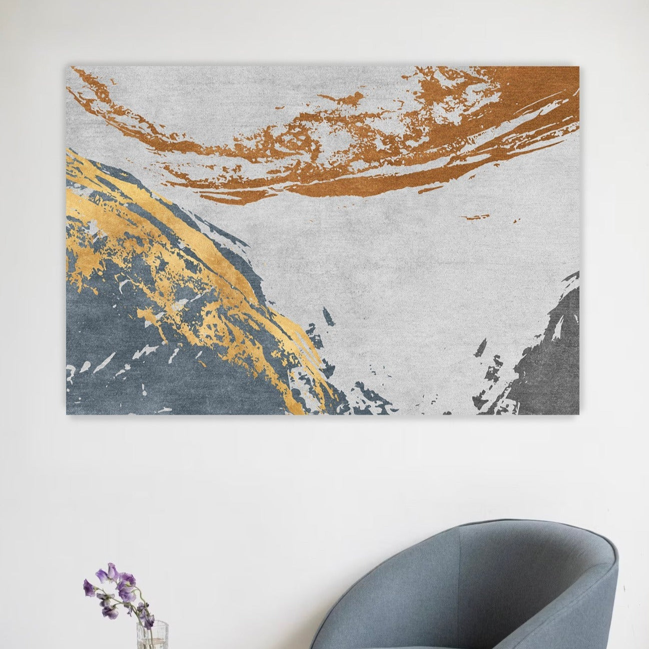 STROKES Abstract Impressions Modern Acrylic Wall Art