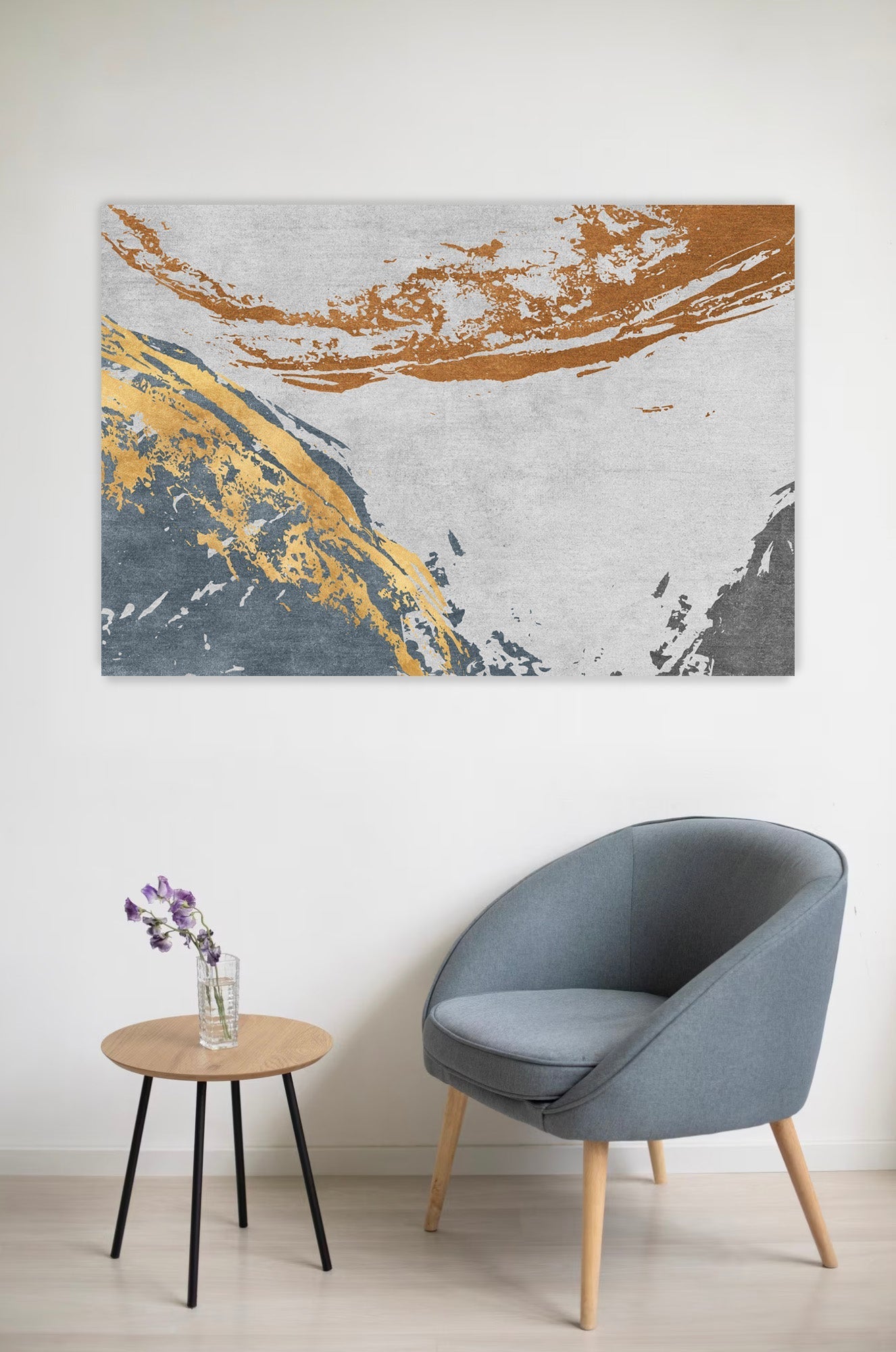 STROKES Abstract Impressions Modern Acrylic Wall Art