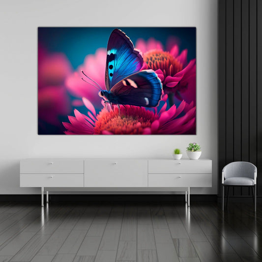 BLOSSOM Butterfly in the Garden Modern Acrylic Wall Art