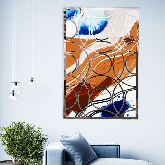 NERO Silver Trinity Design Acrylic Mirror Prints