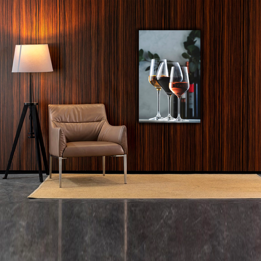 WINE Glass Modern Acrylic Wall Art