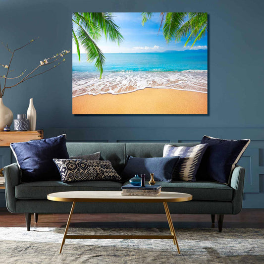 TROPICAL Seaside Serenity Modern Acrylic Wall Art