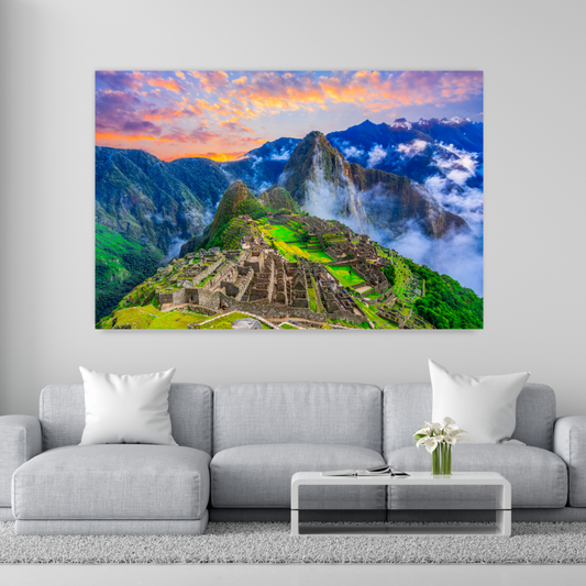 INCA Landscape Terraces Modern Acrylic Wall Art