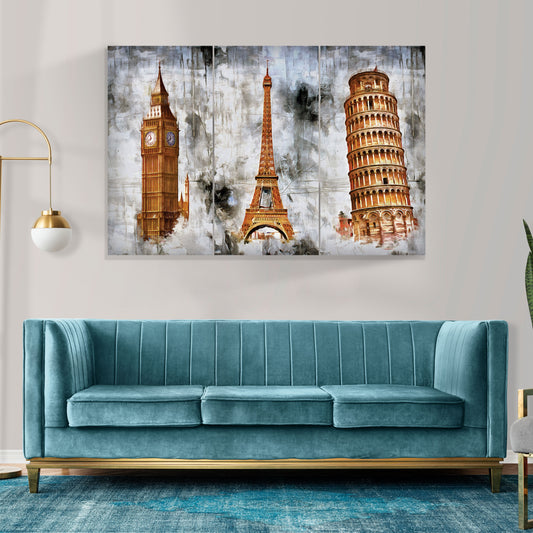 ROME City Modern Acrylic Wall Art