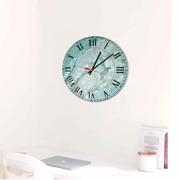 Blue Quartz – Acrylic Wall Clock – USA Acrylic – Miami Lakes