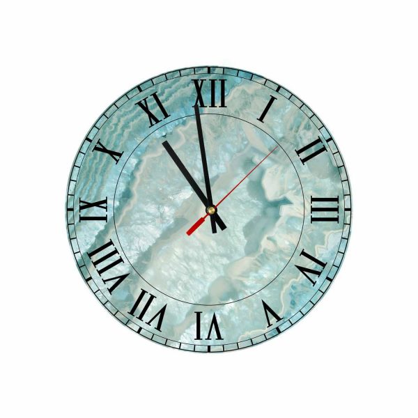 Blue Quartz – Acrylic Wall Clock – USA Acrylic – Miami Lakes