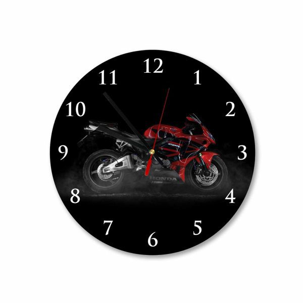 Honda Red Bike – Acrylic Wall Clock – USA Acrylic – Florida