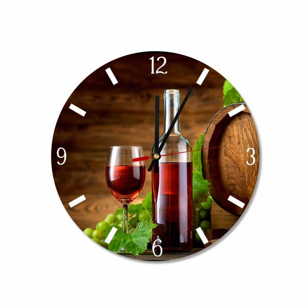 Wine – Acrylic Wall Clock – USA Acrylic – Florida