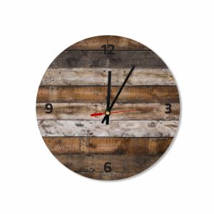 Rustic Farmhouse – Acrylic Wall Clock – USA Acrylic – Florida
