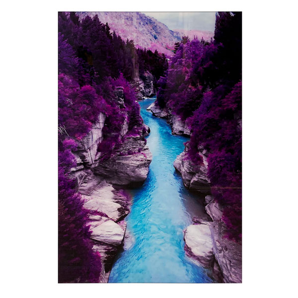 Purple Guadalupe River – Tempered Glass Print – USA Acrylic – Florida