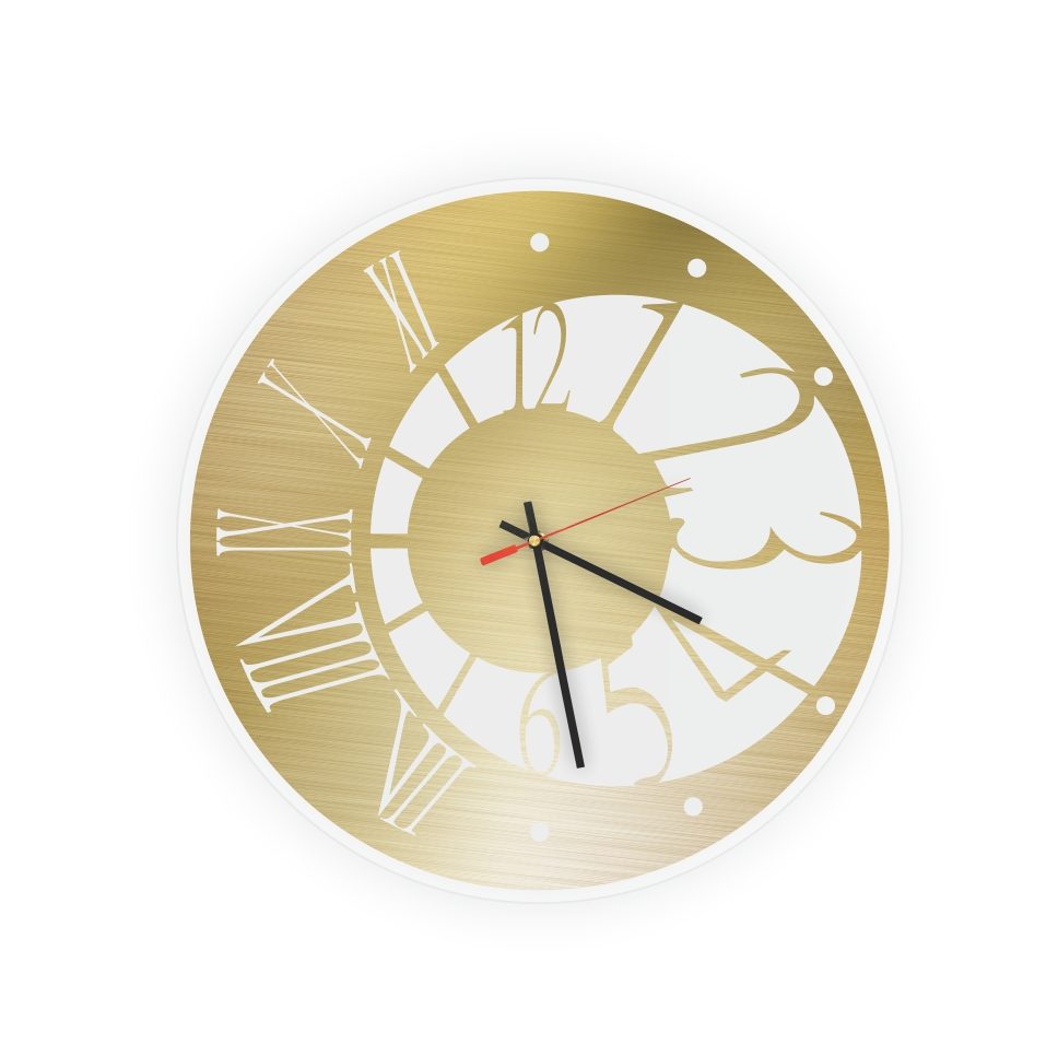 Luxury Acrylic Wall Clock Duo Design – USA Acrylic – Florida
