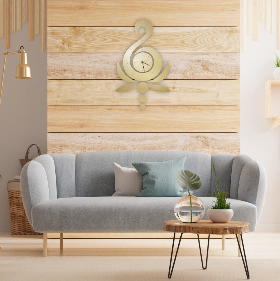 Luxury Acrylic Wall Clock Swan Design – USA Acrylic – Florida