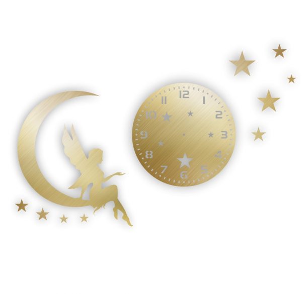 Luxury Acrylic Wall Clock Moon Design – USA Acrylic – Miami Lakes