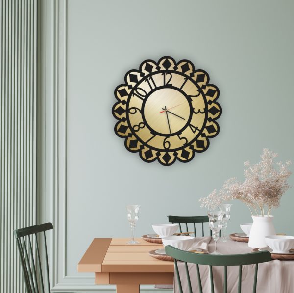 Luxury Acrylic Wall Clock Flor Design – USA Acrylic – Miami Lakes