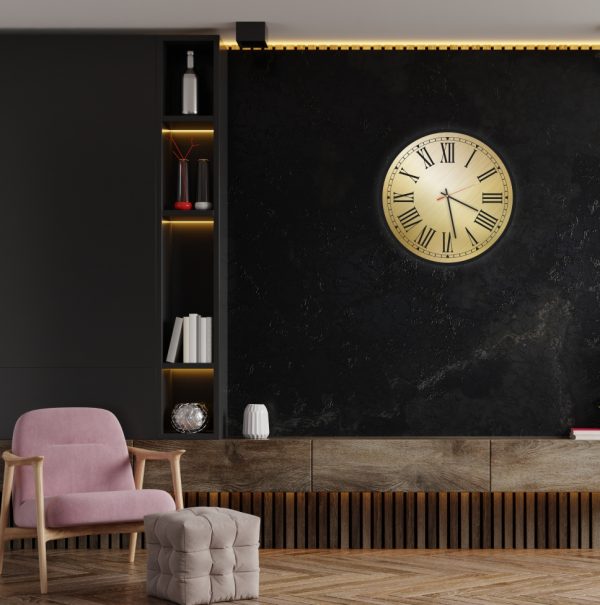 Luxury Acrylic Wall Clock Roman A – USA Acrylic – Miami Lakes
