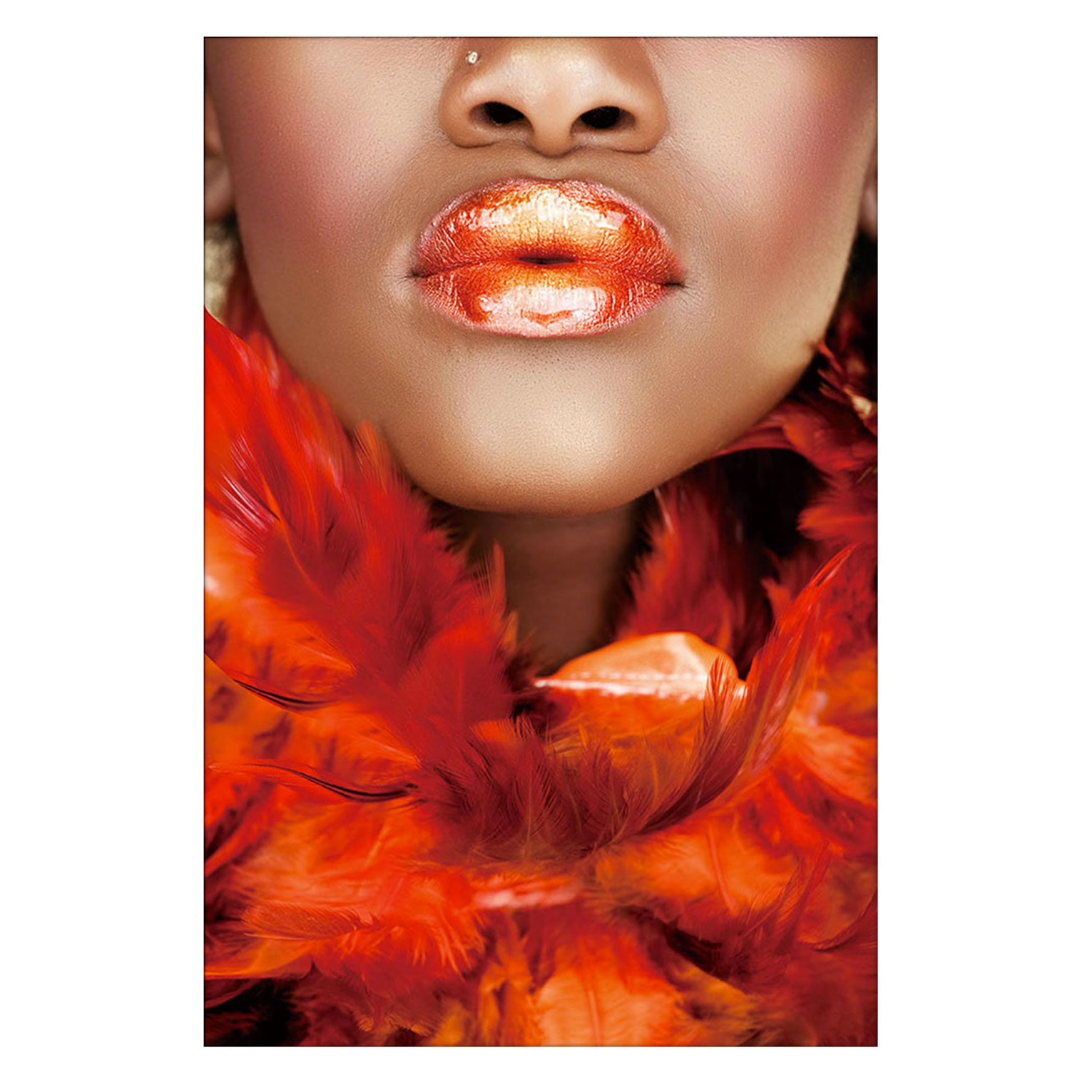 Woman Lips – Tempered Glass Print – USA Acrylic – Florida