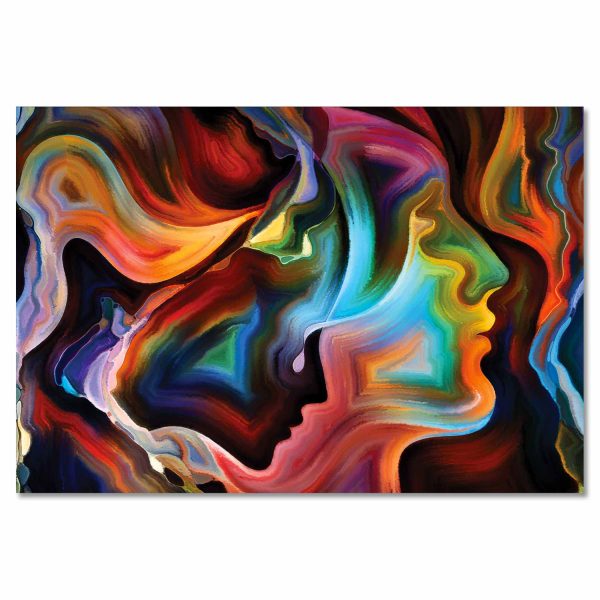 Abstract Woman Silhouette – Tempered Glass Print – USA Acrylic – Florida
