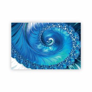 ABSTRACT BLUE SPIRAL