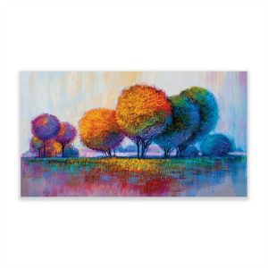 ABSTRACT COLORFUL TREES